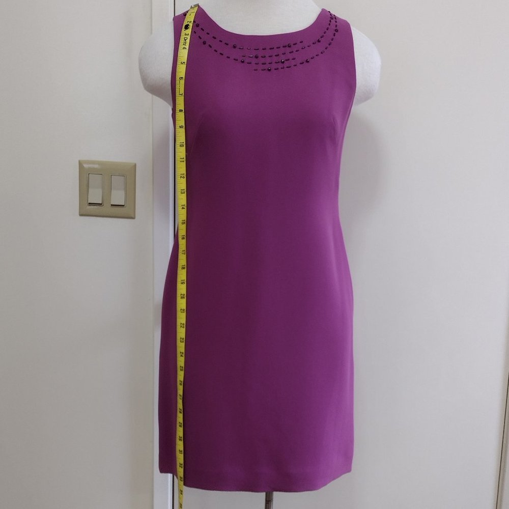 Elegant Sequin Embroidered Neck Sleeveless Party Dress NWOT - Picture 13 of 13